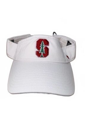'47 Brand Stanford Cardinal White Adjustable Visor Hat NWT